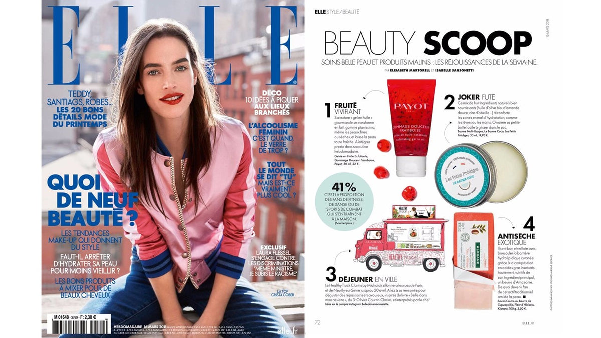 Coco Balm in ELLE's Beauty Scoop ♡