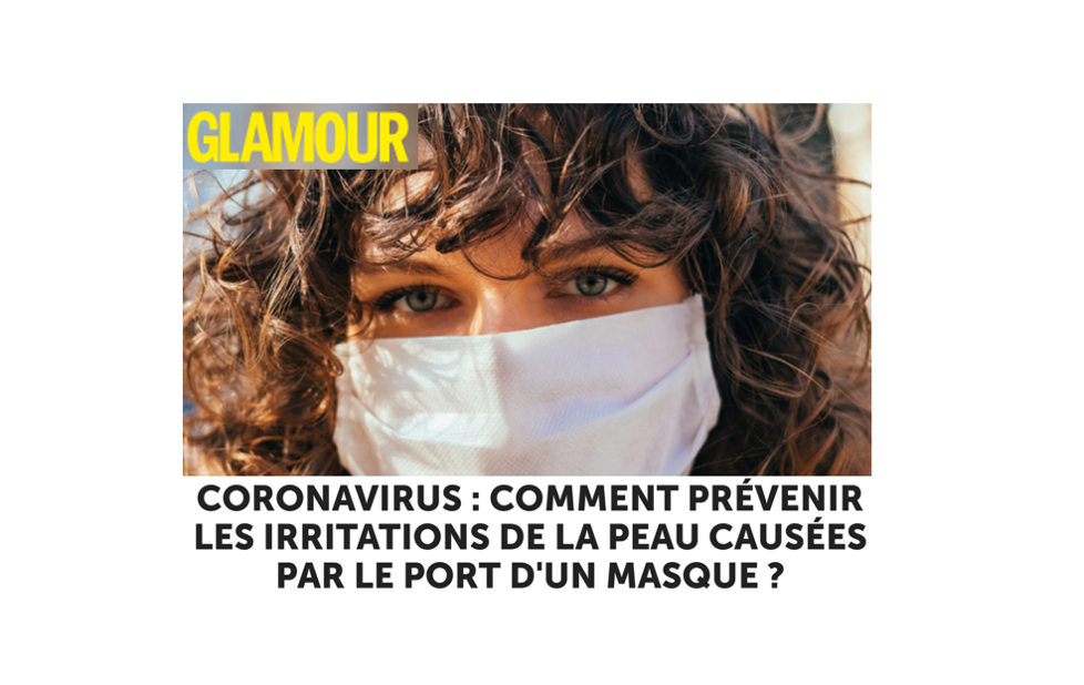 Glamour Paris - Coronavirus : comment prévenir les irritations de la peau causées par le port d'un masque ?