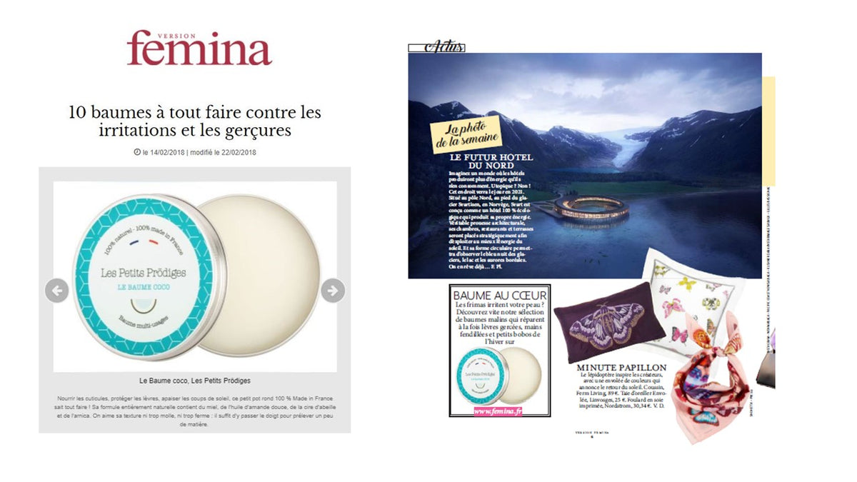Coco Balm in Version Femina's top 10 multi-purpose balms for winter!