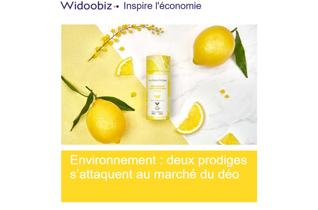 Widoobiz : "Environnement - Deux prodiges s'attaquent au marché du déo"