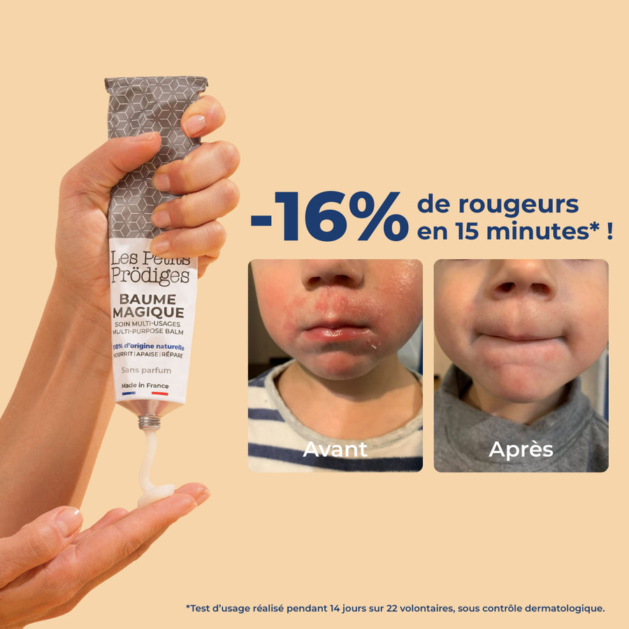 Baume Magique Naturel remplace 10 produits Multi-usages dès bébé naissance