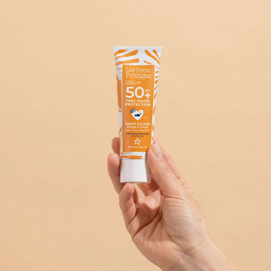 Crème Solaire visage corps très haute protection