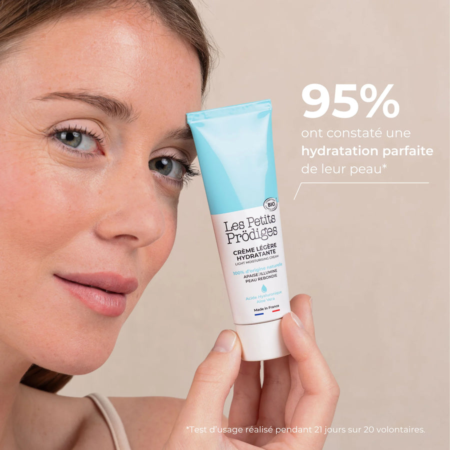 Crème légère hydratante visage 