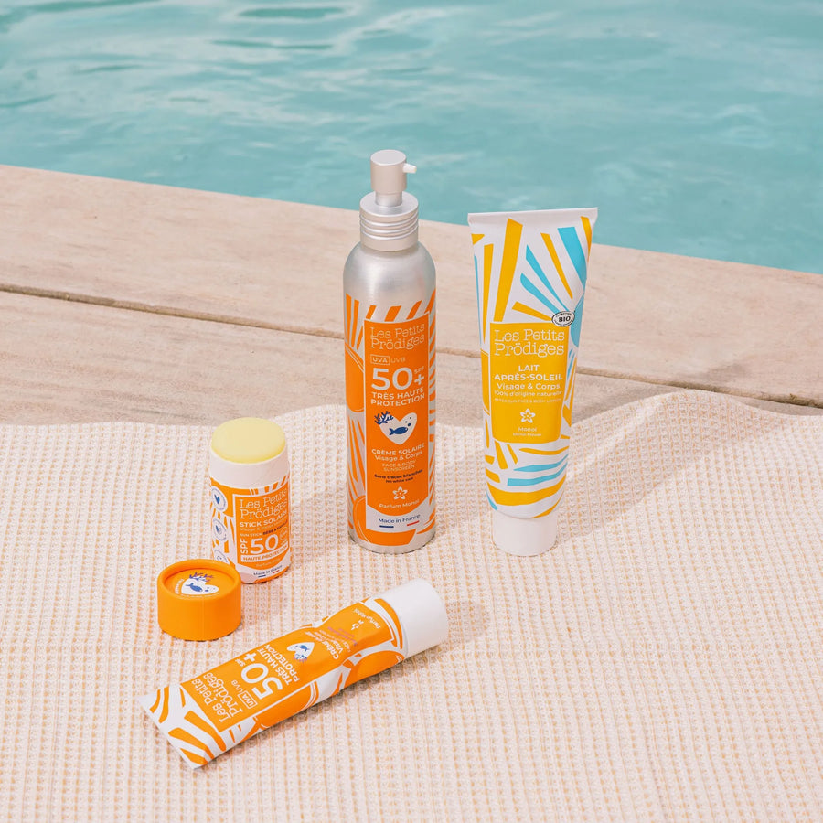 crème solaire visage et corps haute protection SPF50+ clean et responsable 