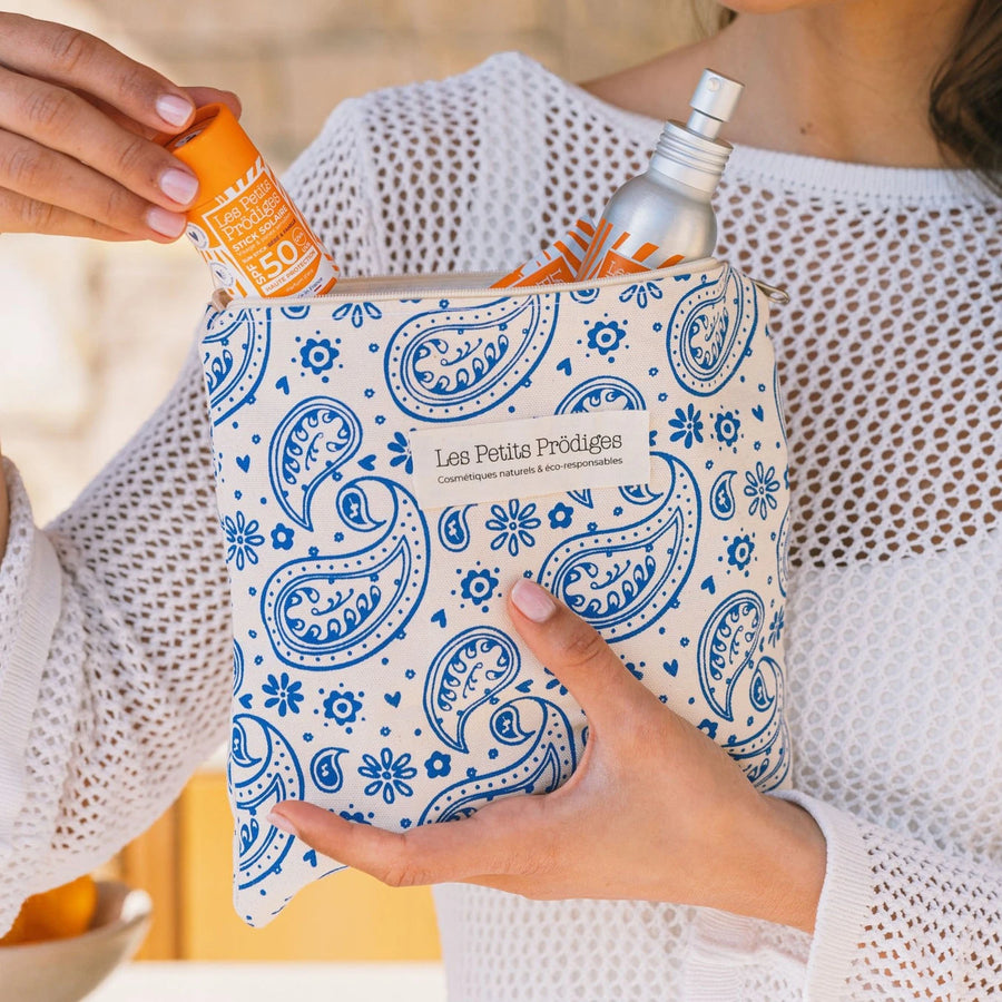 Trousse de toilette été motif bandana Les Petits Prodiges