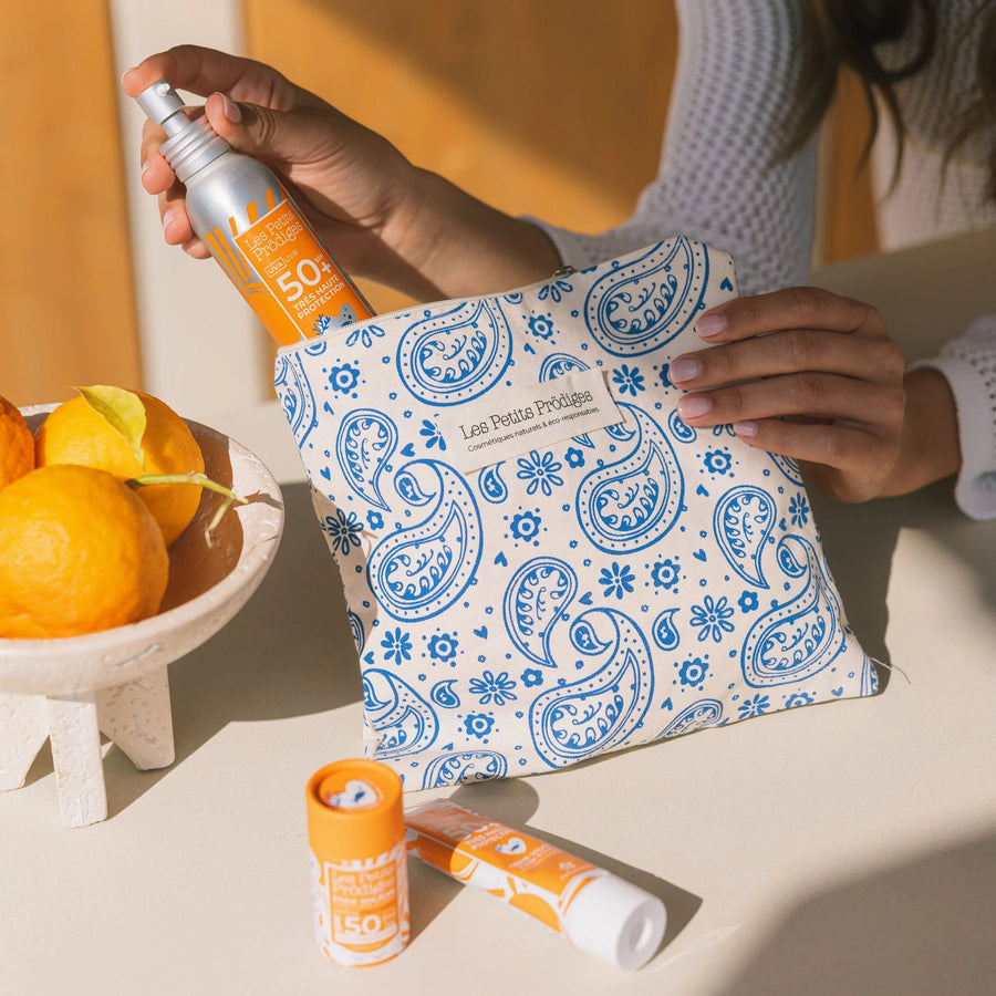 Trousse de toilette été motif bandana Les Petits Prodiges