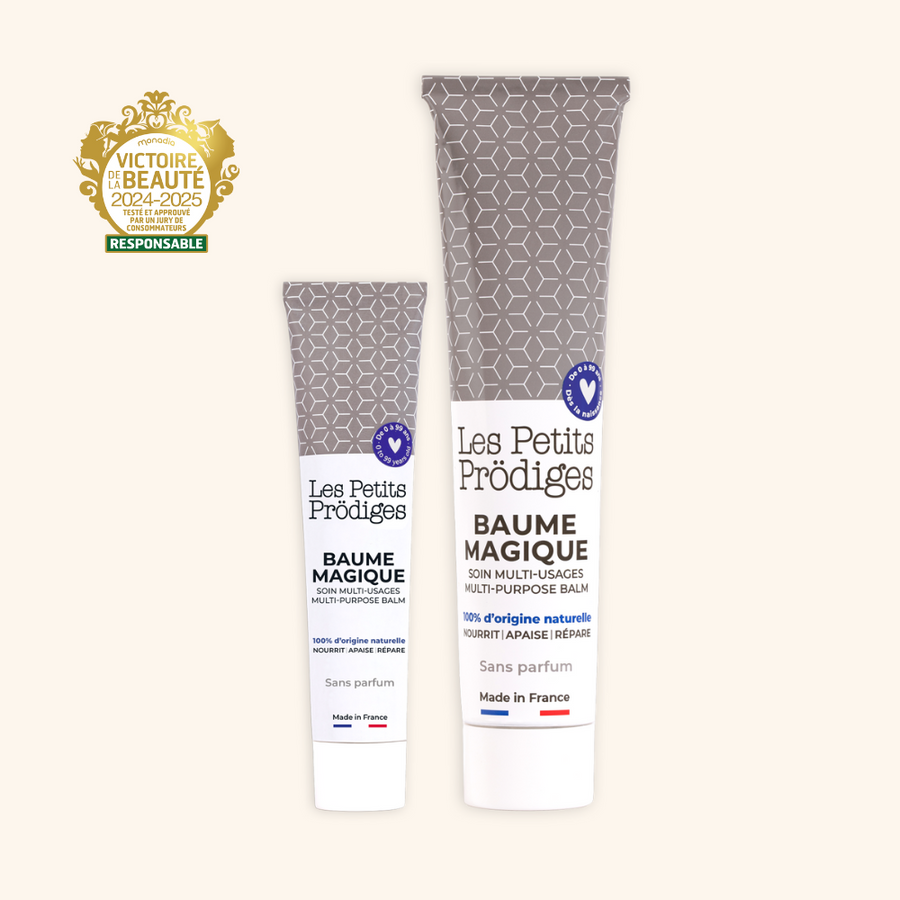 Baume Magique Naturel en Tube remplace 10 produits Multi-usages dès bébé naissance