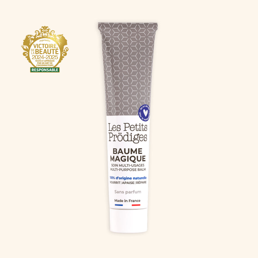 Baume Magique Naturel en Tube remplace 10 produits Multi-usages dès bébé naissance