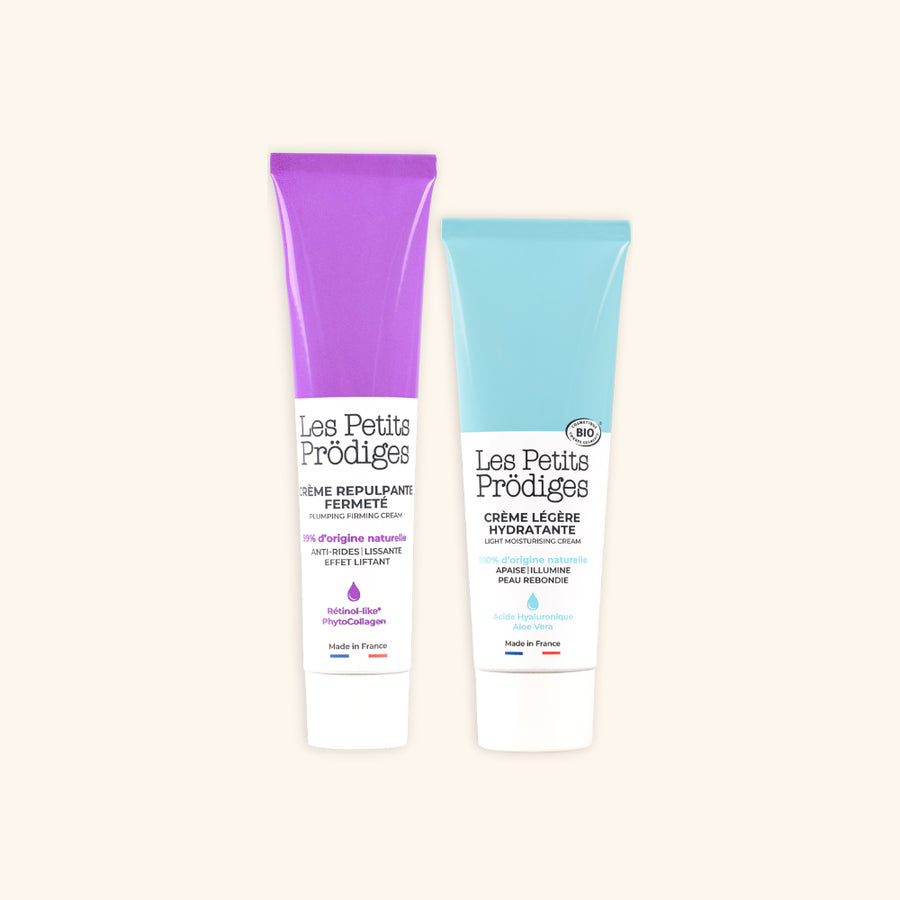 Crème Repulpante fermeté et crème légère hydratante