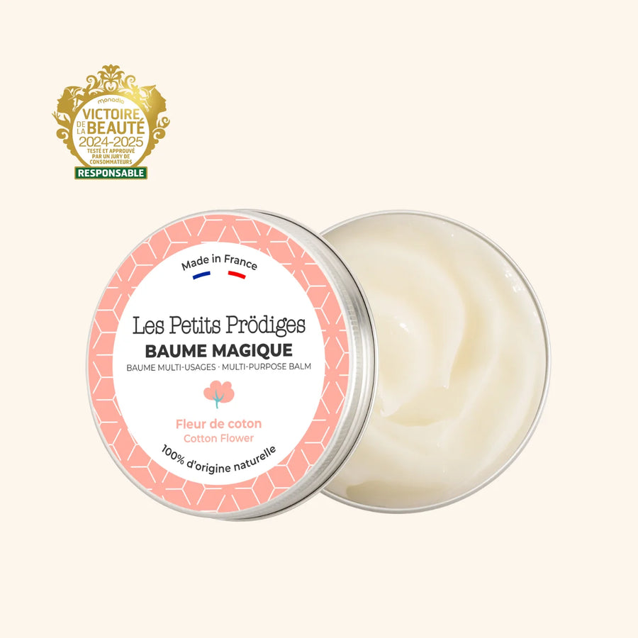 Le baume magique fleur de coton 100% naturel