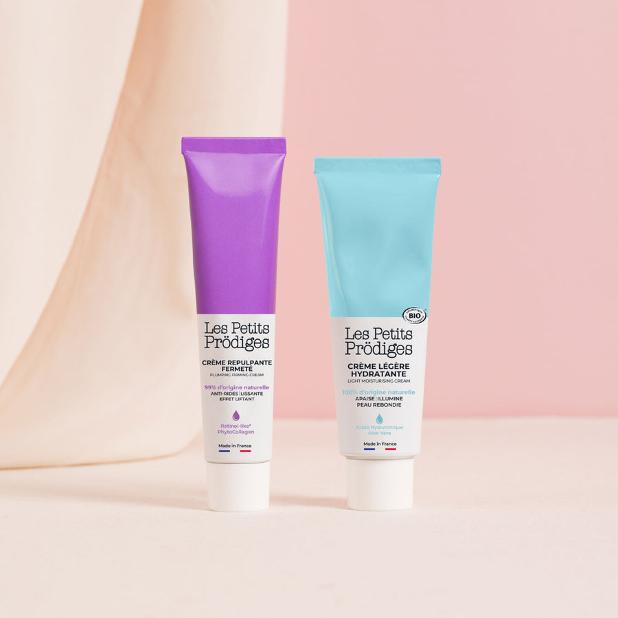Crème Repulpante fermeté et crème légère hydratante