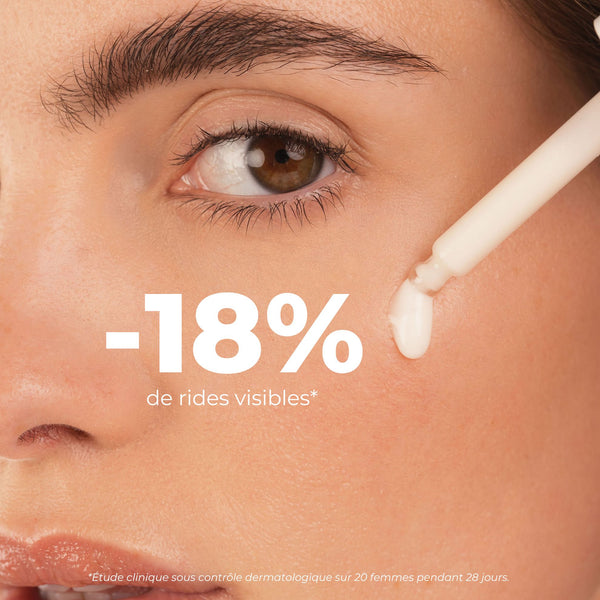 Application du Sérum Repulpant Fermeté – 100 % peau plus ferme, élastique et hydratée