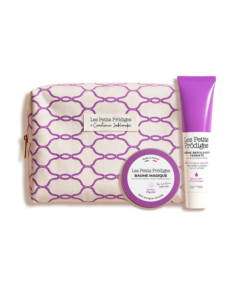 Packshot Verticale Trousse Skincare de Constance Jablonski